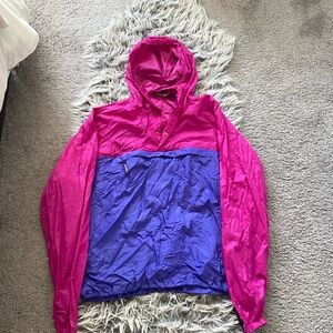 Patagonia Color Block Pullover Windbreaker Anorak